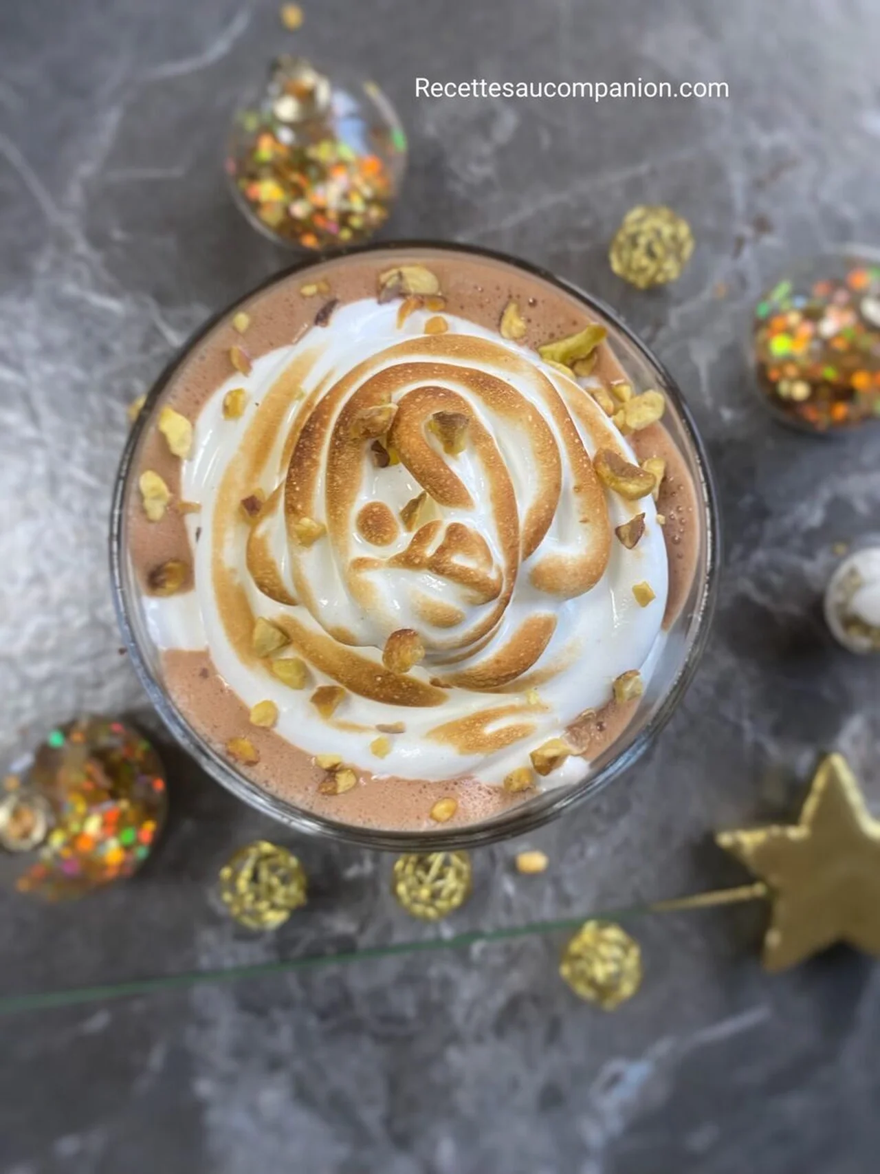 Chocolat chaud meringué