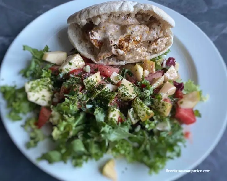 Pain pita à la dinde façon kebab tex mex