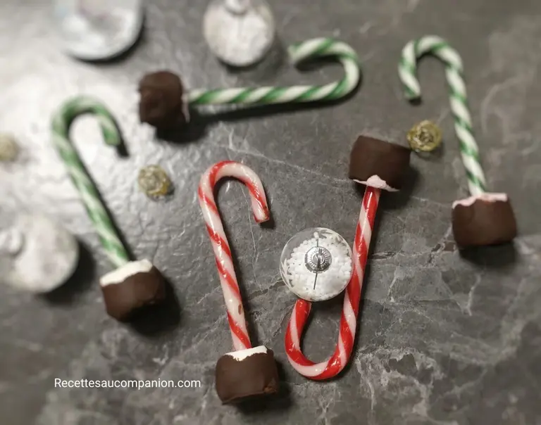 Sucre d'orge marshmallows chocolat
