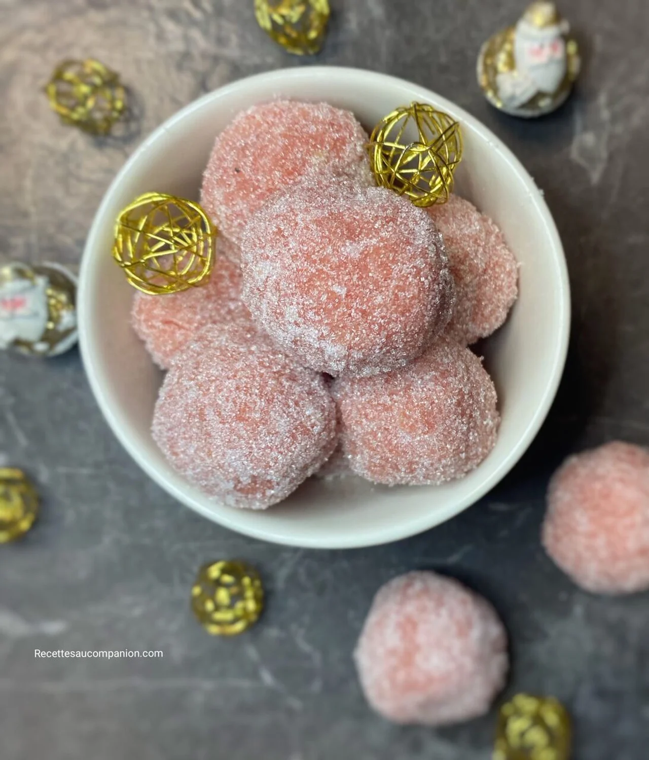 Truffes girly aux biscuits roses de Reims