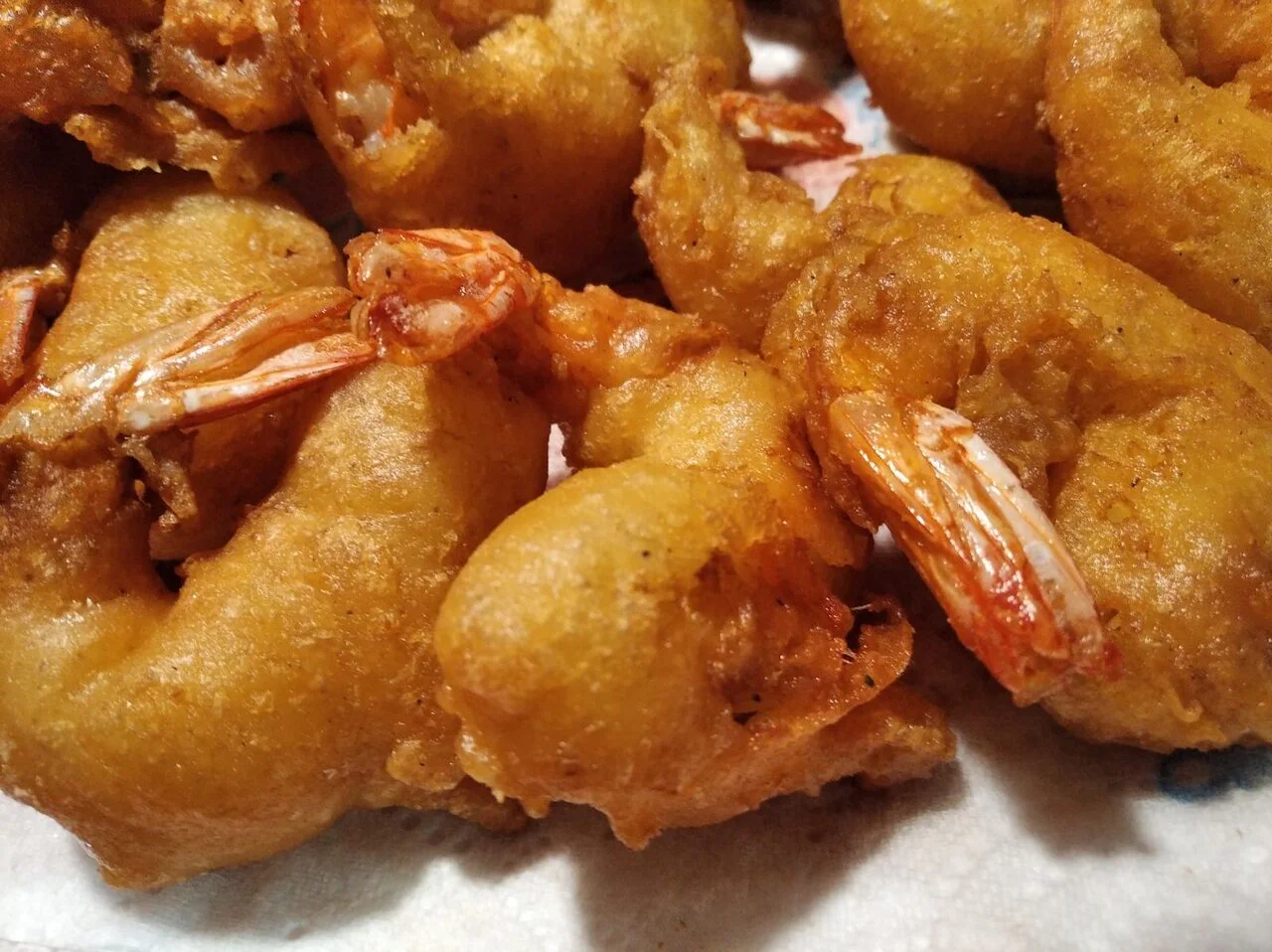 Beignets de crevettes croustillants