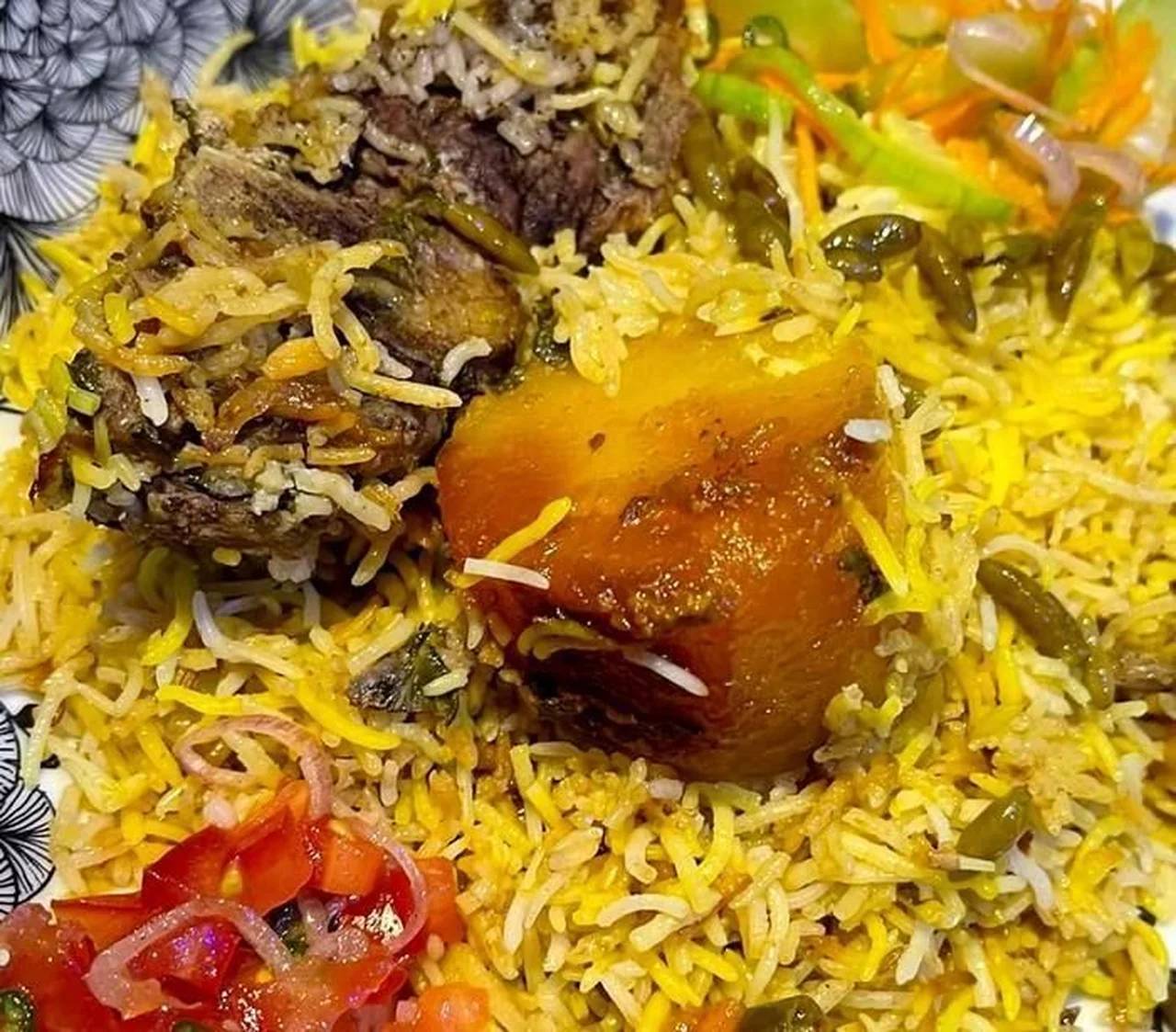 Biryani de boeuf mauricien