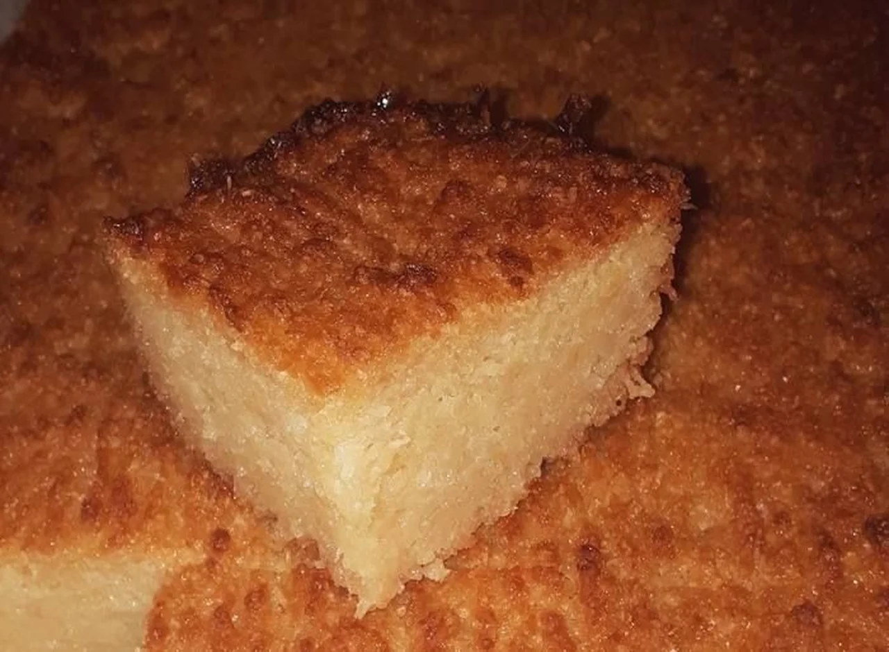 Gâteau manioc réunionnais