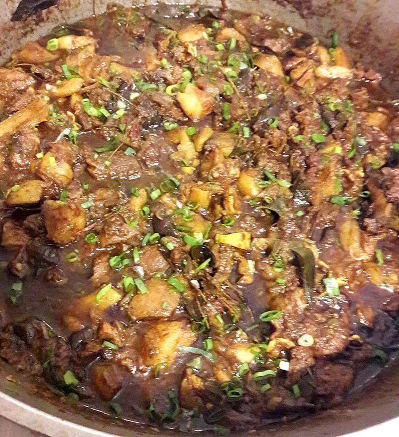 Massalé de porc aux bringelles