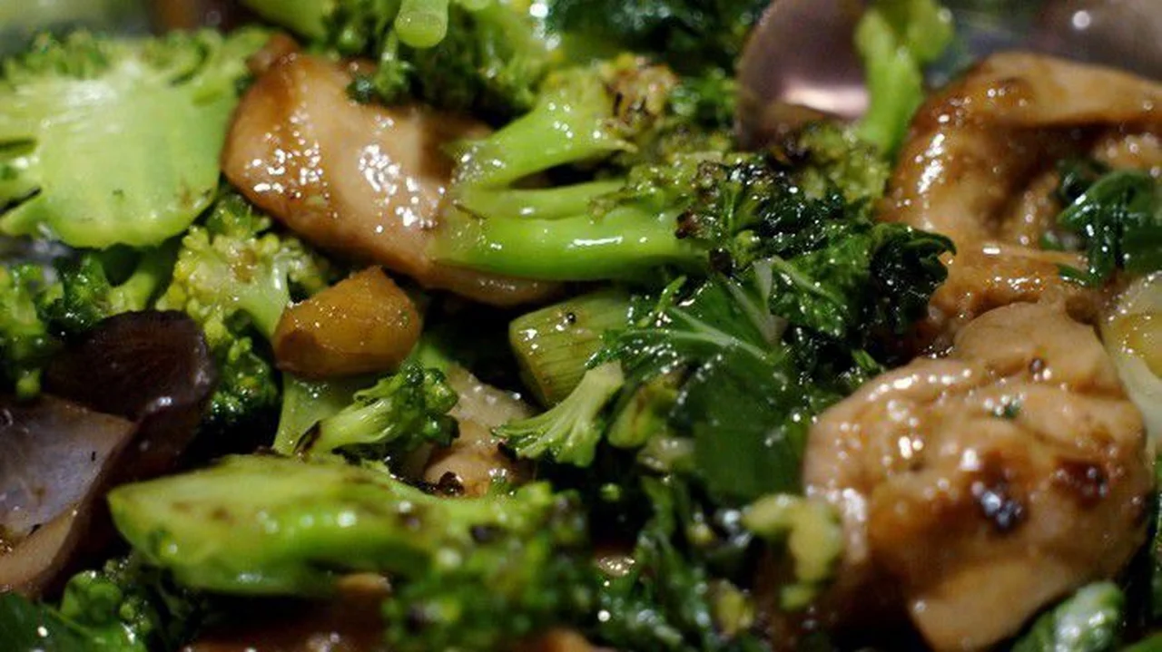 Poulet aux brocolis sauce soja