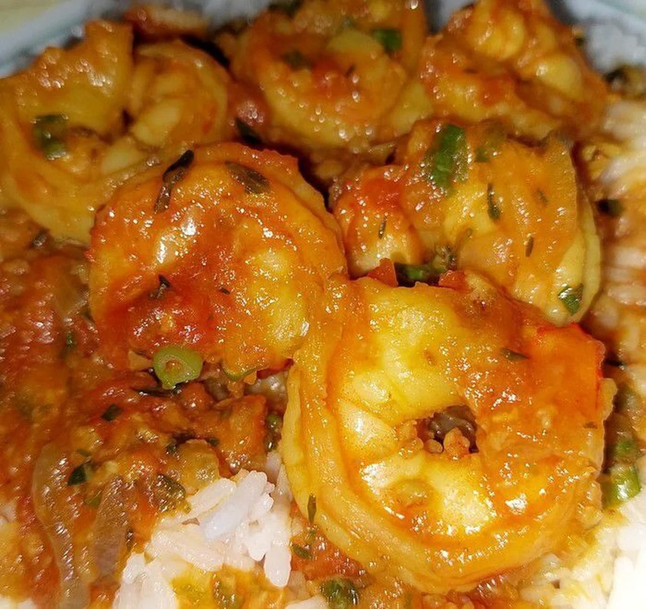 Rougail crevettes créole