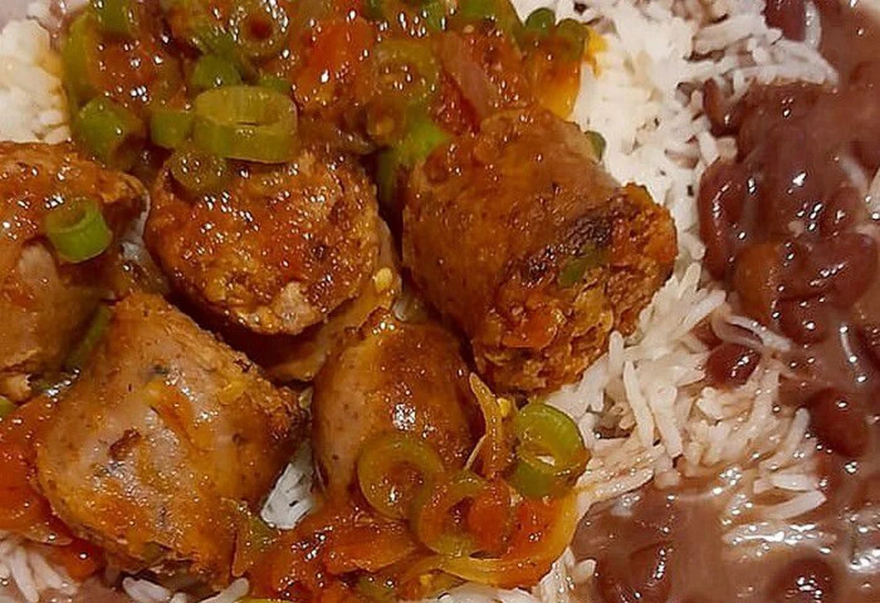 Rougail saucisses à la créole