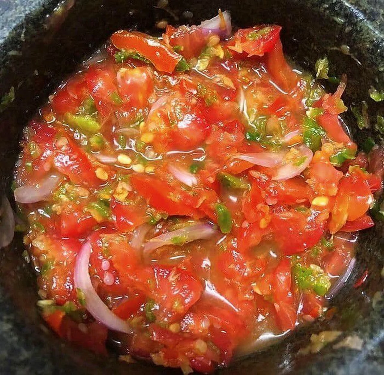 Rougail tomate au gingembre