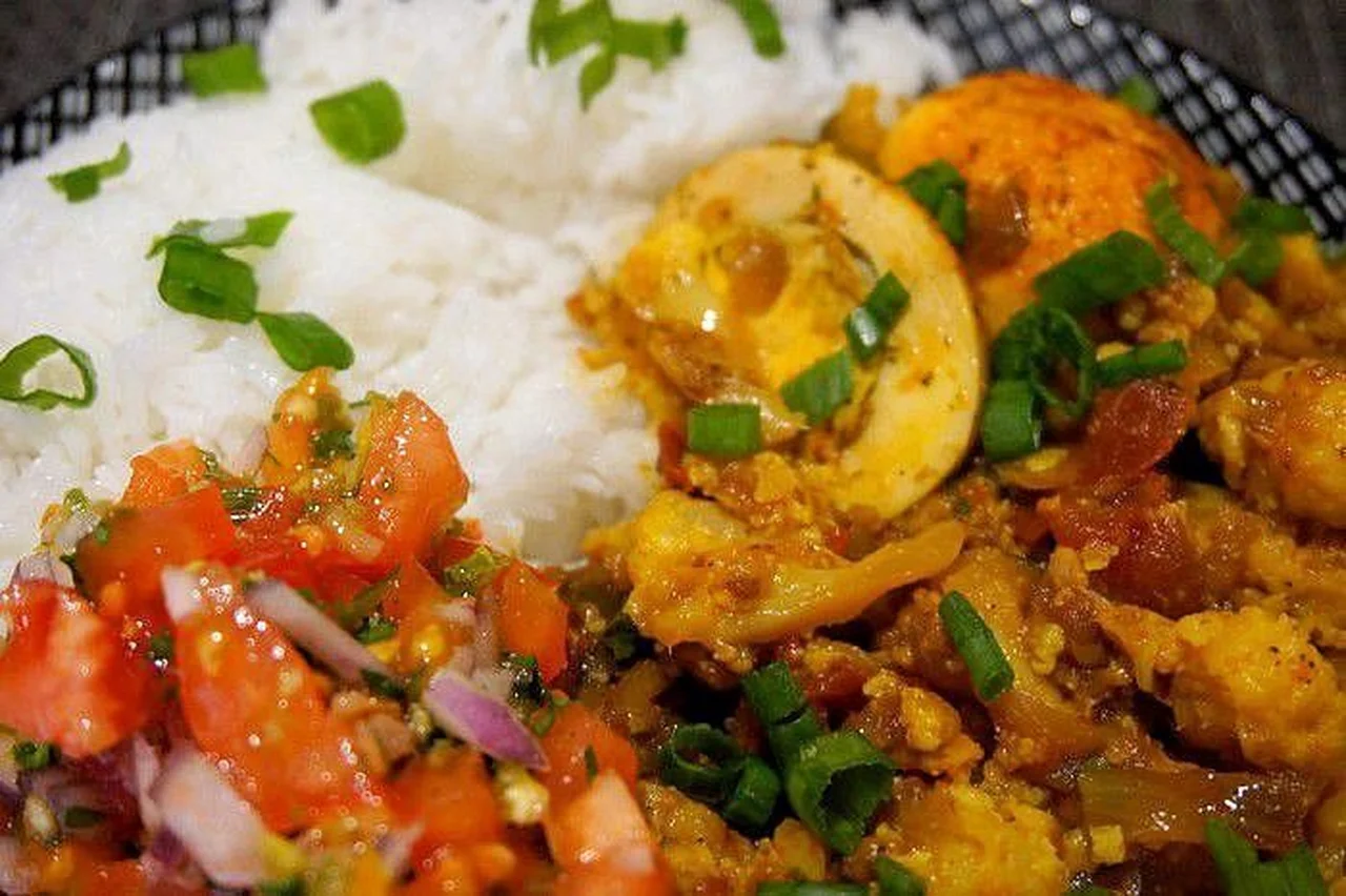 Rougail z'oeufs créole