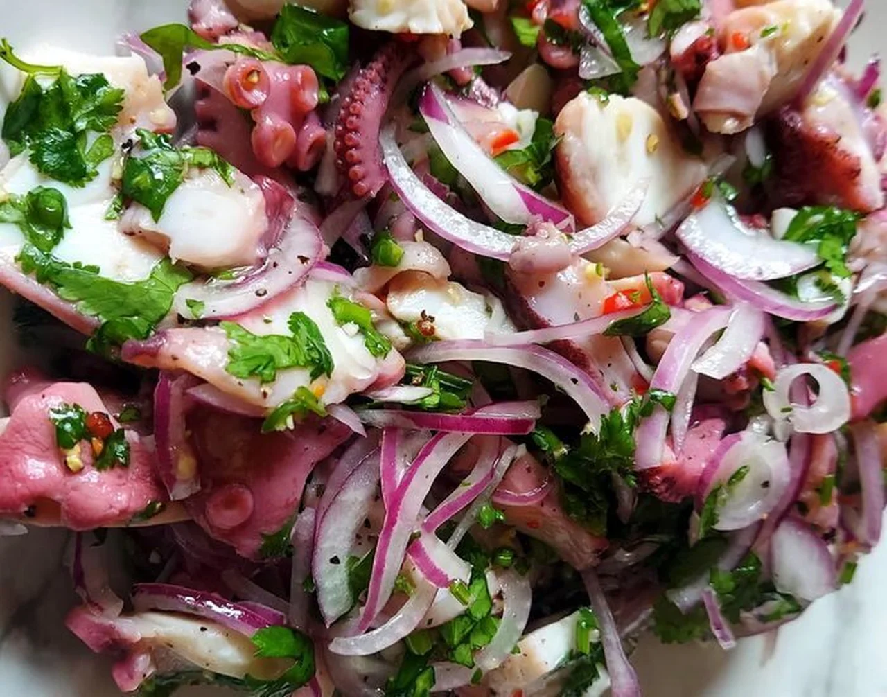 Salade d'ourite mauricien