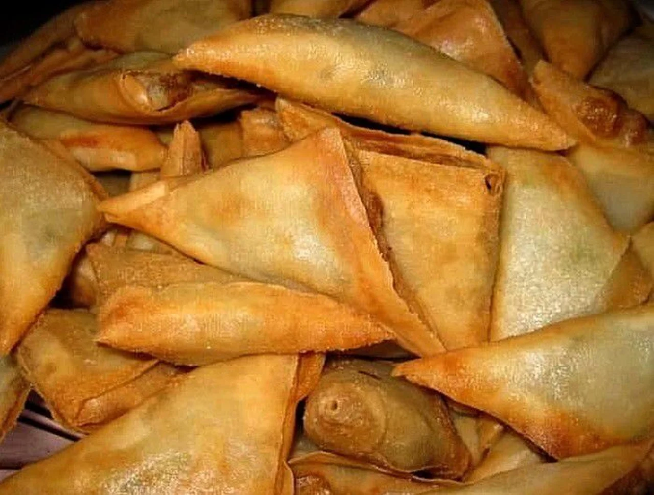 Samoussas créoles au porc