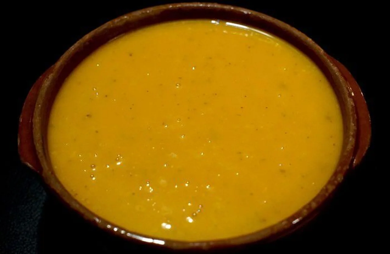 Soupe de potiron au beurre de cacahuètes
