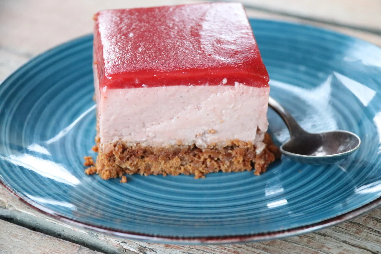 Bavarois à la fraise