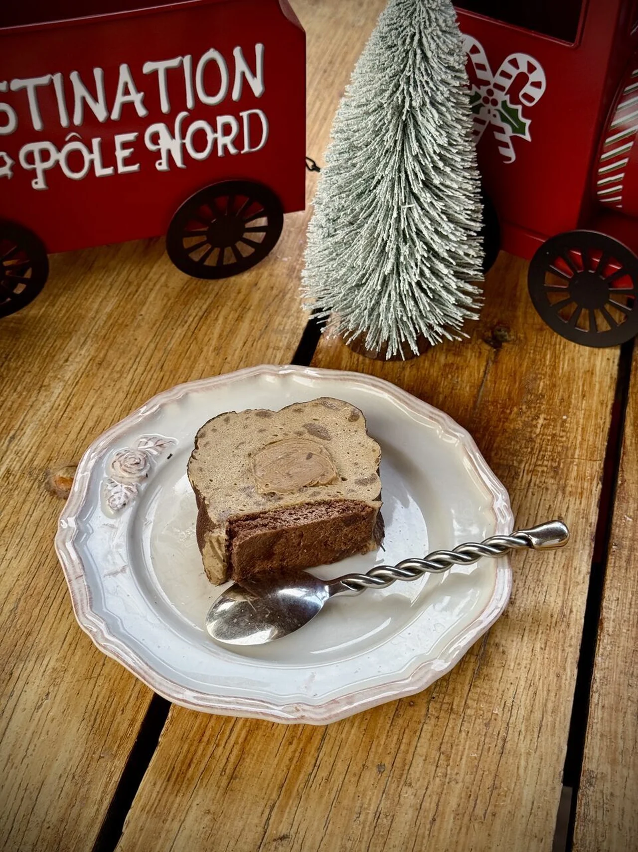 Bûche de Noël café spéculoos
