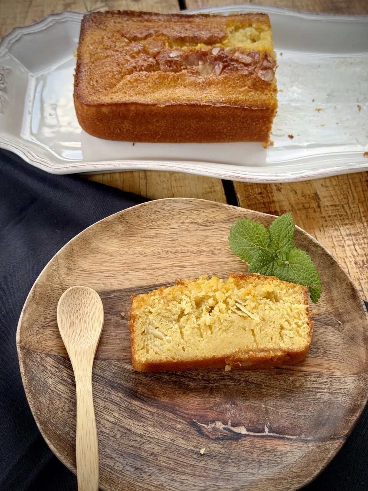 Cake à l'orange et fleur d'oranger