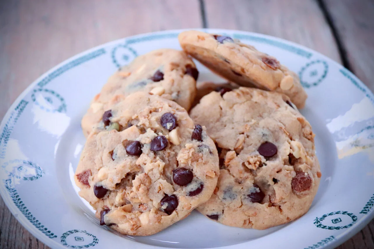 Cookies chocolat, beurre de cacahuète et muesli