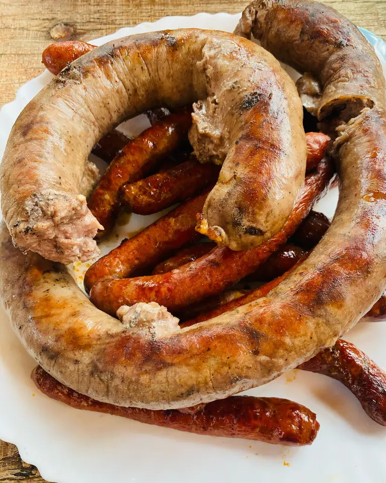 Saucisse roquefort et noix