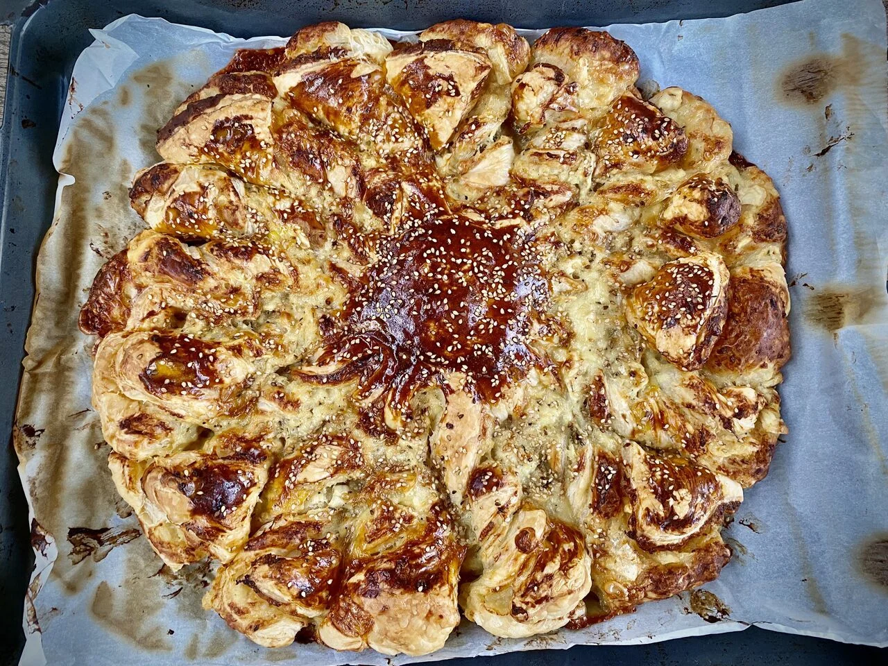 Tarte soleil aux fromages