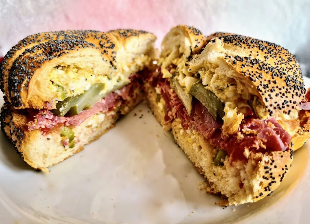 Bagels au pastrami