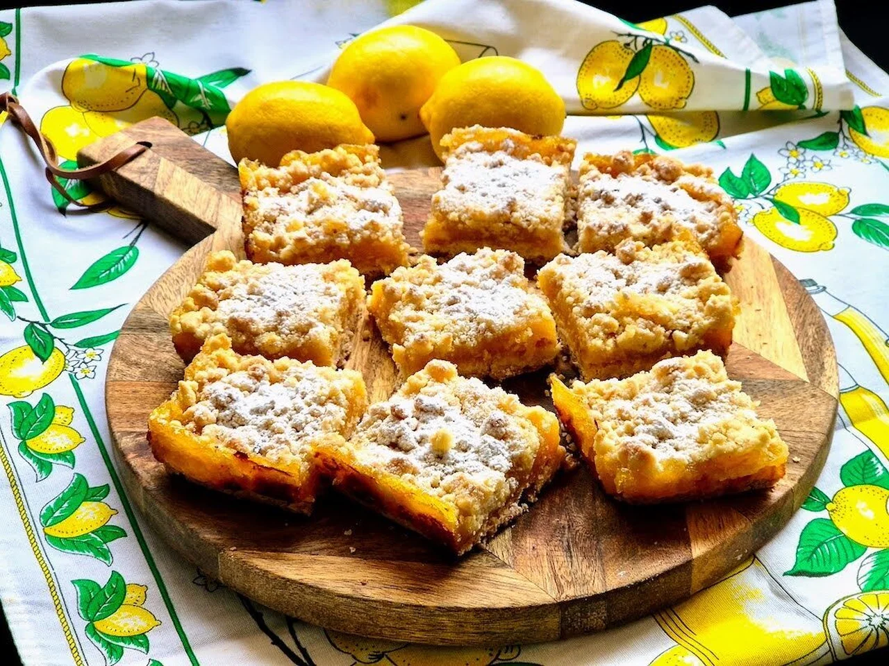 Carrés au citron sbriciolata