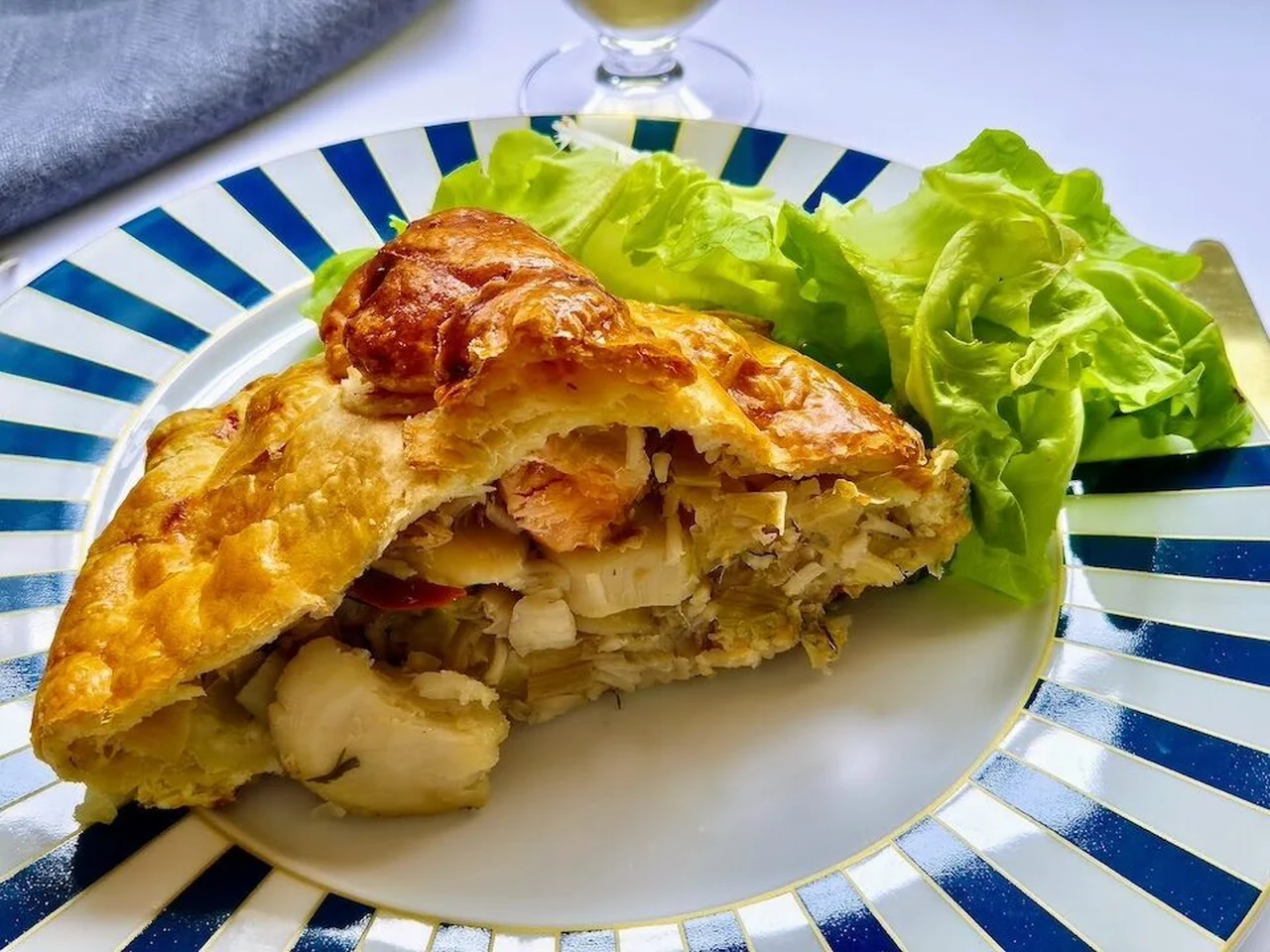 Feuilleté de saint-jacques façon koulibiac