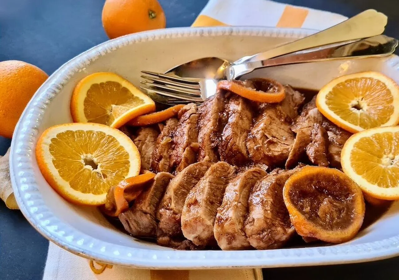 Filet mignon laqué à l'orange
