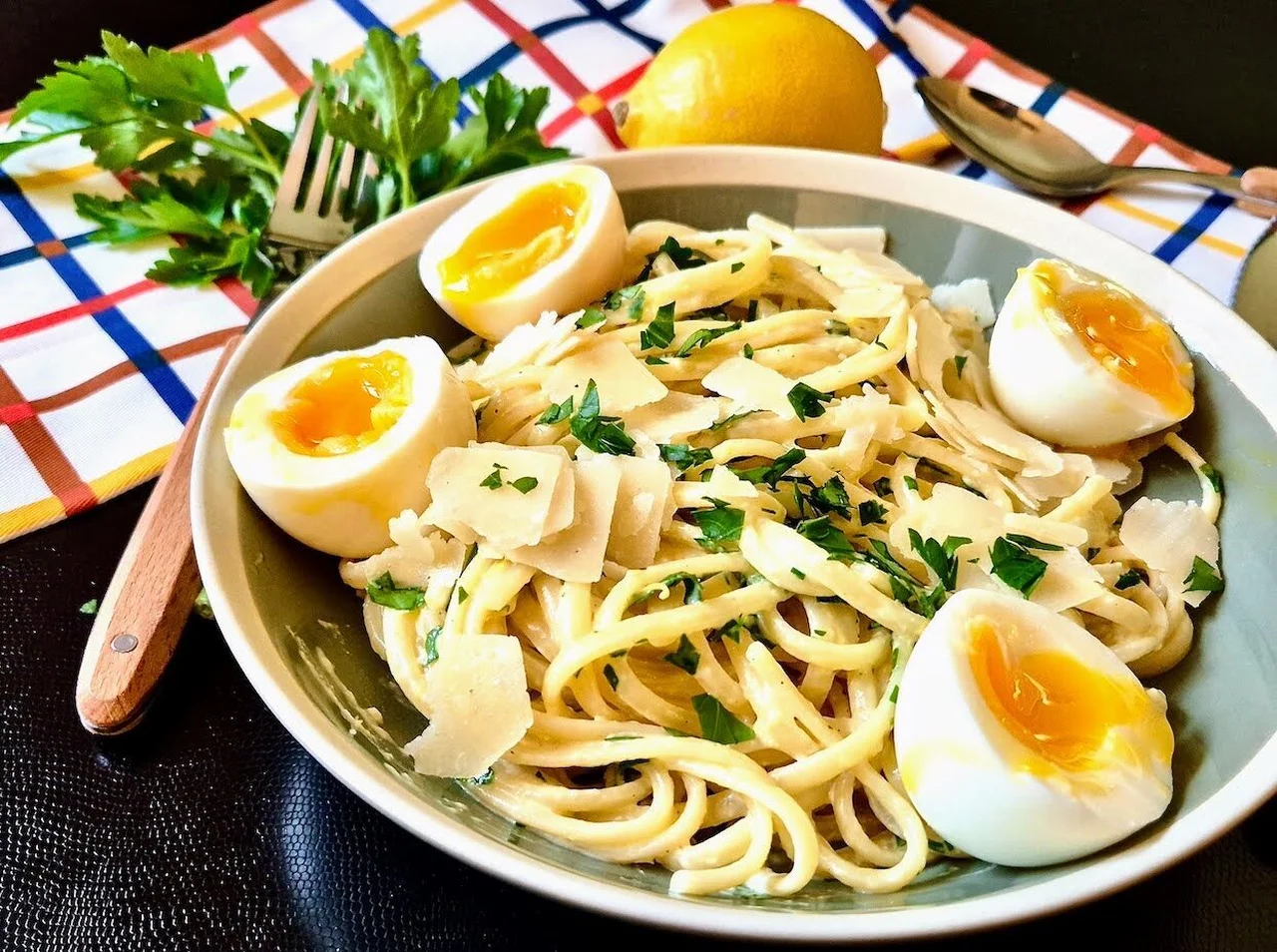 Linguine au citron