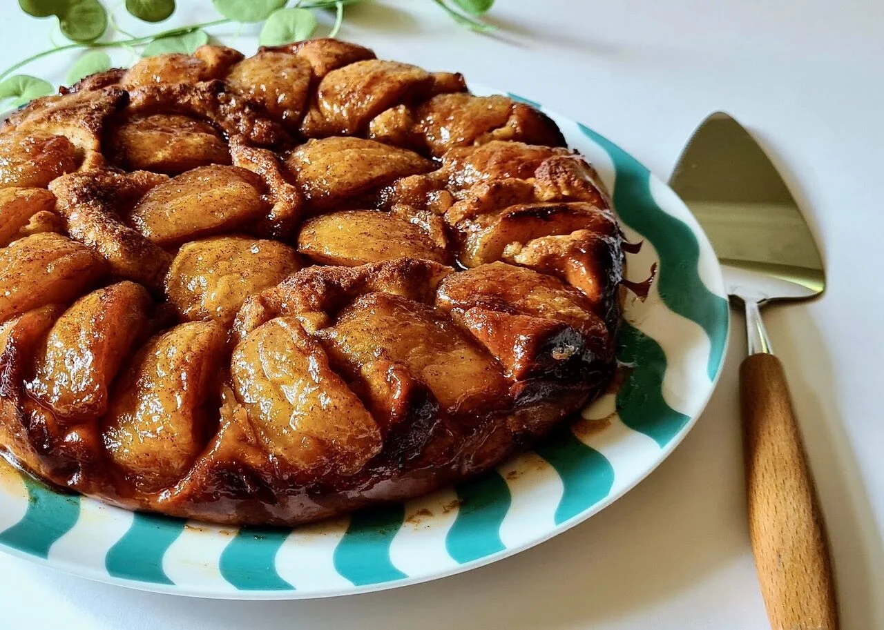 Moelleux aux pommes caramélisées