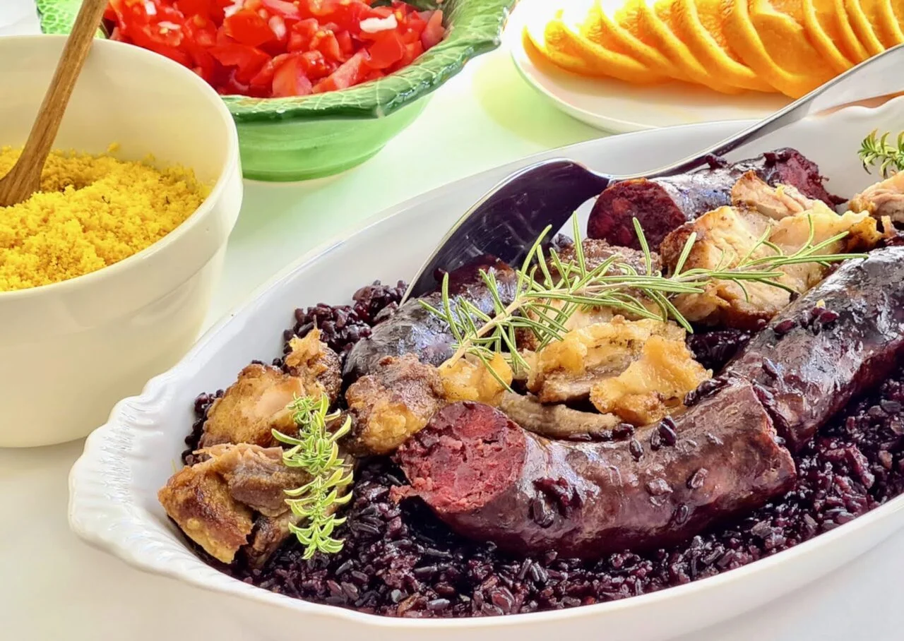 Riz noir à la brésilienne