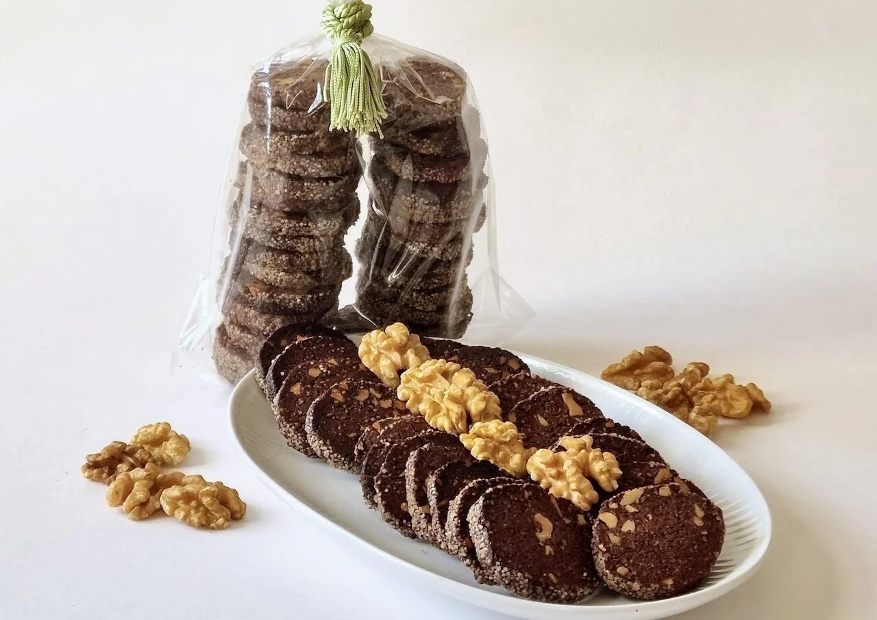 Sablés aux noix et cacao