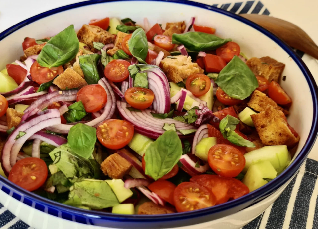 Salade toscane - la panzanella