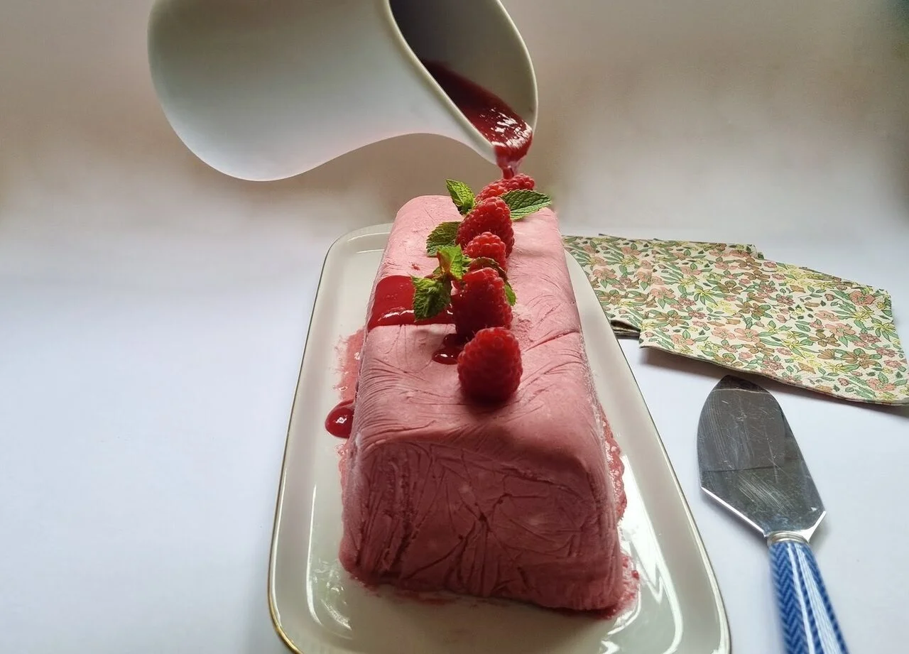 Semifreddo à la framboise
