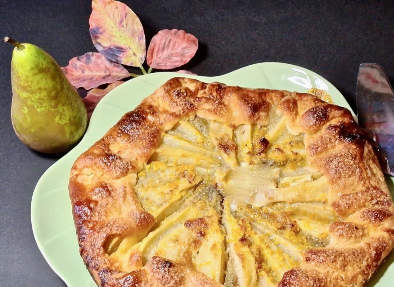 Tarte aux poires aux amaretti