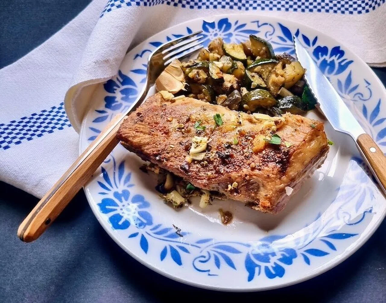 Travers de porc au piment d'Espelette