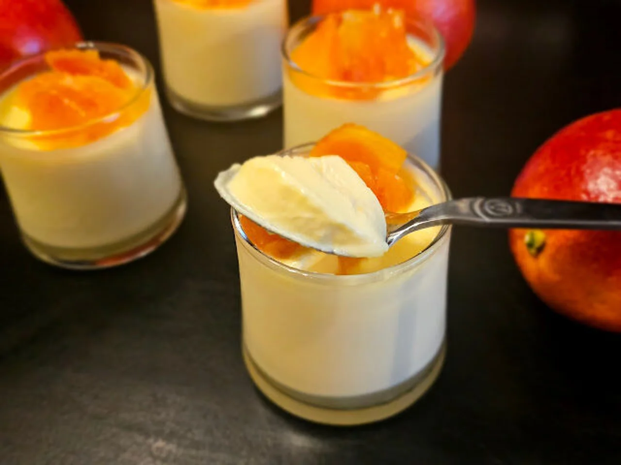 Posset à l'orange sanguine
