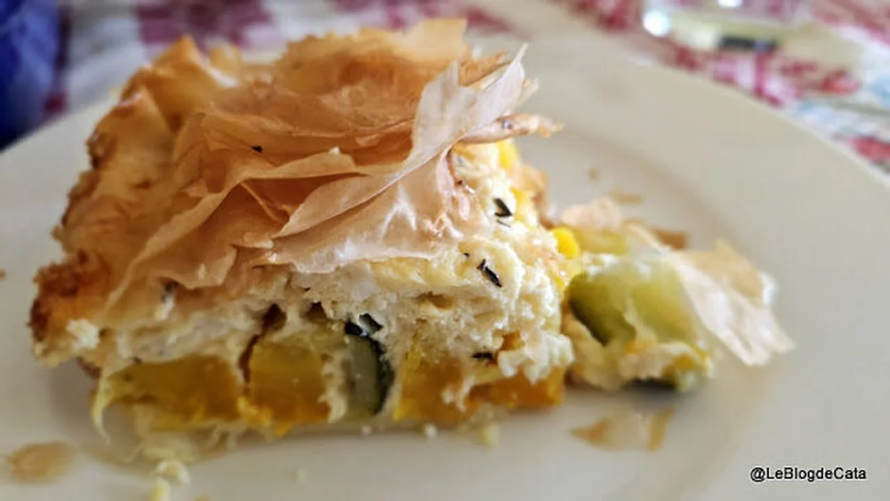 Croustillant aux courgettes et à la feta