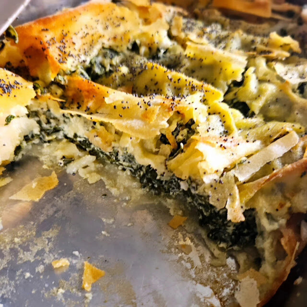 Croustillant d'épinard à la feta