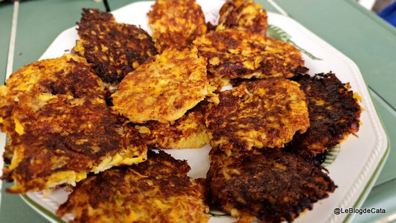 Galettes de courgette mozzarella et cheddar