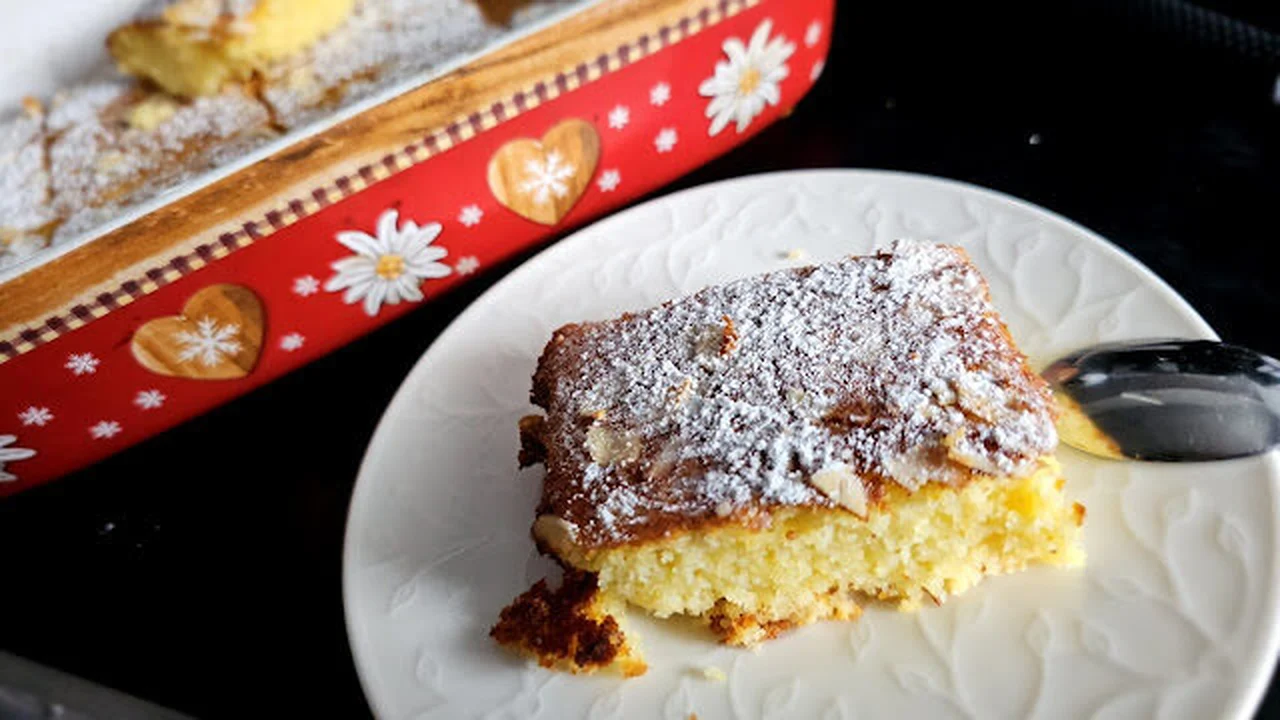 Gâteau à la farine de maïs et aux amandes