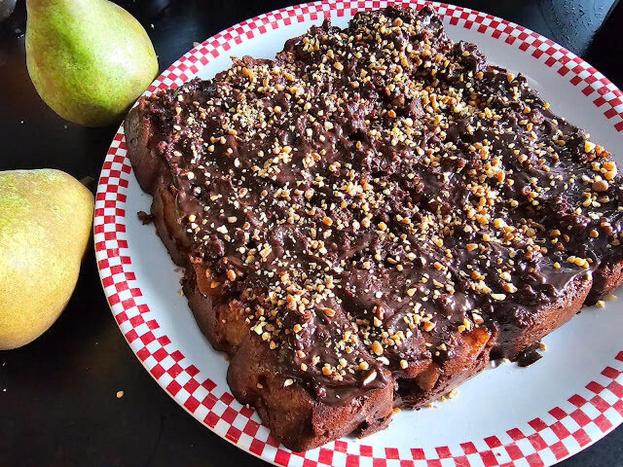 Gâteau poires chocolat