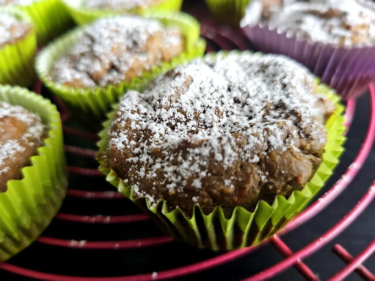 Muffins au potiron et à la farine de caroube