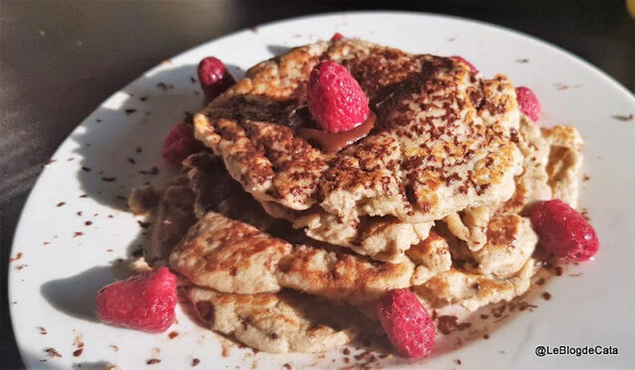 Pancakes sans œufs à la farine de chia