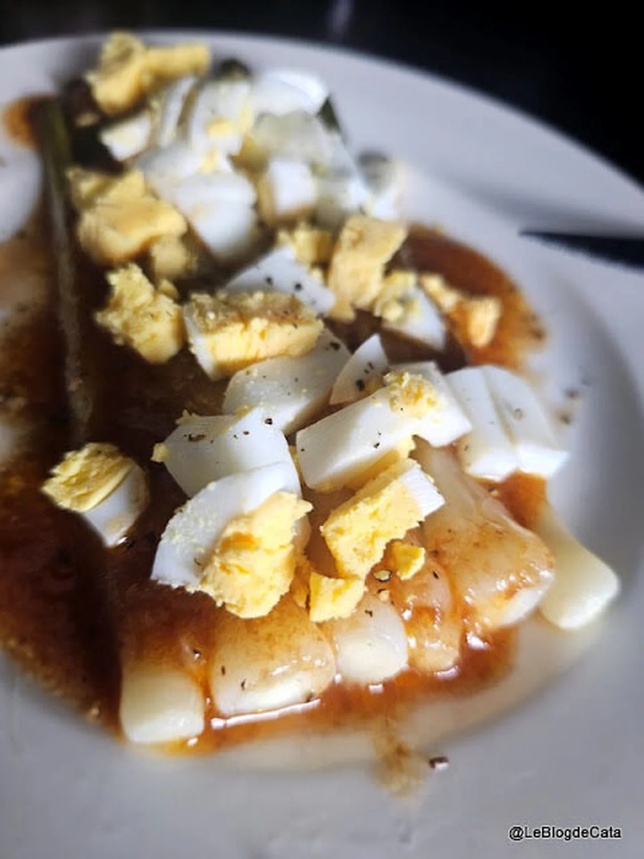 Poireaux crayons sauce vinaigrette
