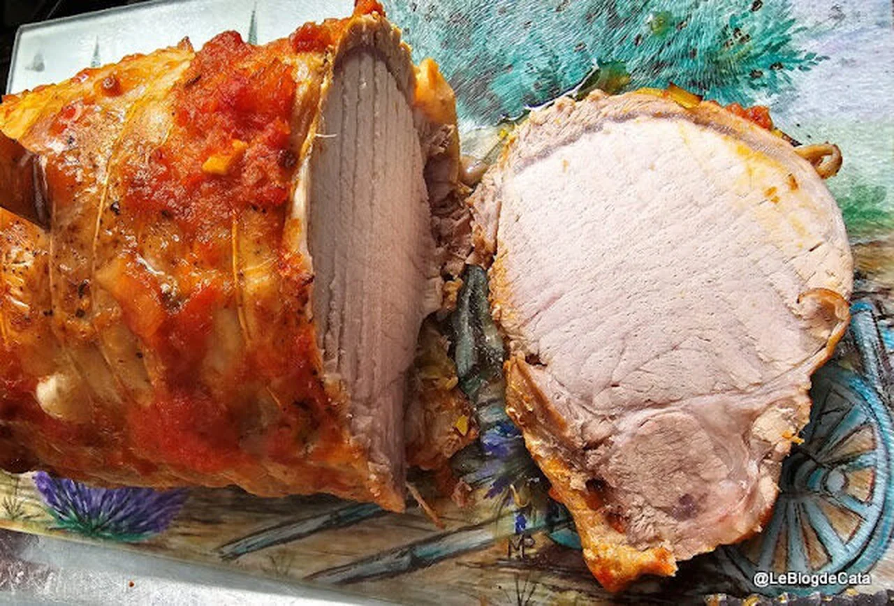 Rôti de porc à la sauce tomate maison