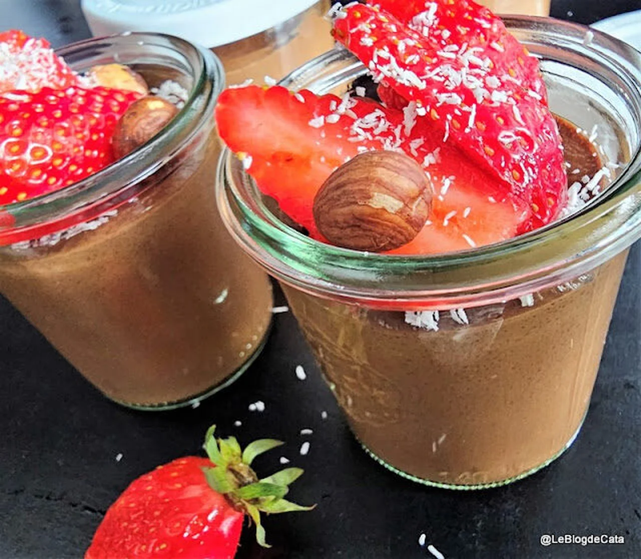 Semoule au lait, café et chocolat