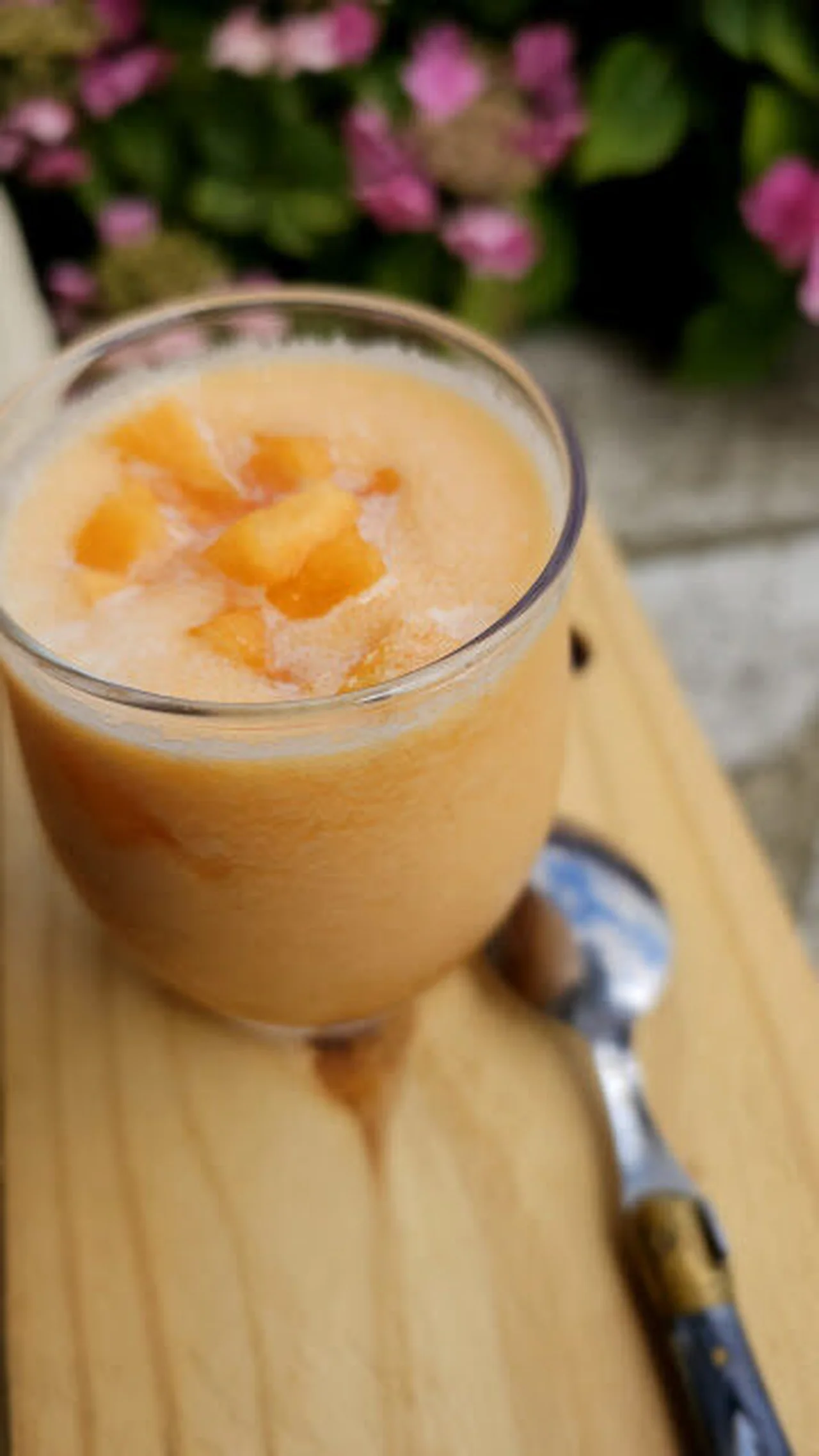 Smoothie glacé au melon