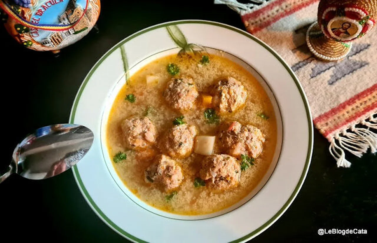 Soupe aux boulettes de viande