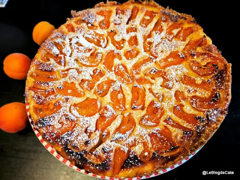 Tarte normande aux abricots