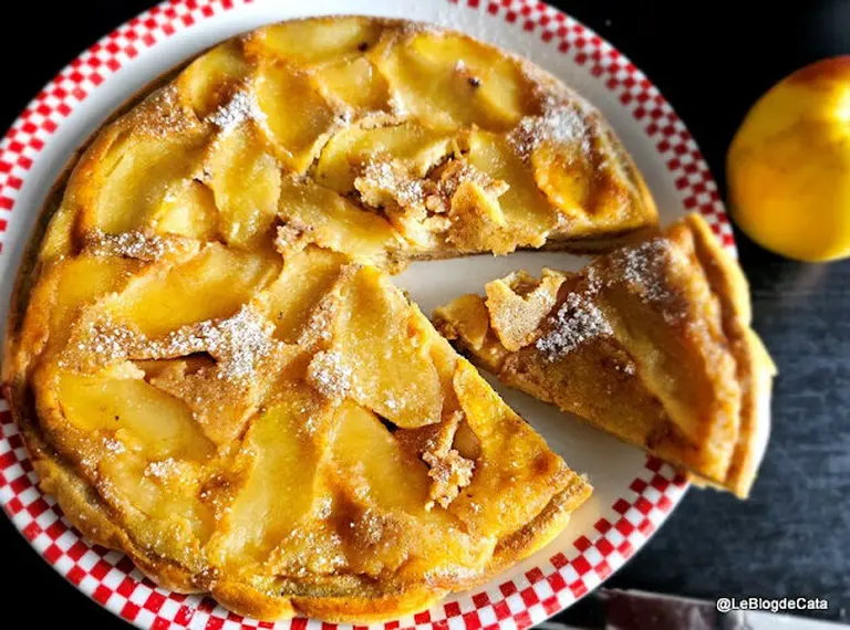 Tarte renversée pommes, noisettes