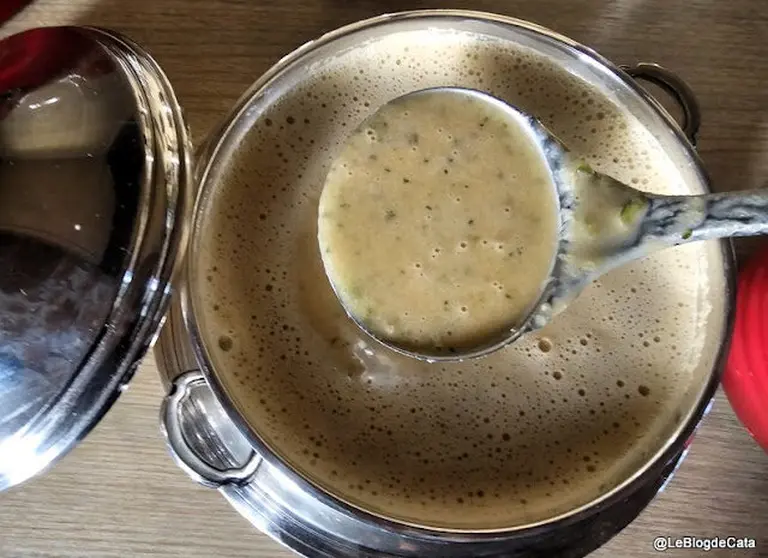 Velouté de courgettes au St Môret